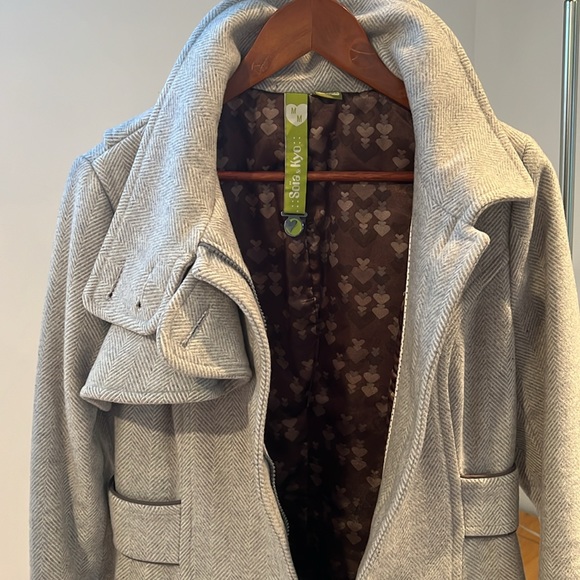 Soia & Kyo a line wool dress coat - Picture 6 of 7